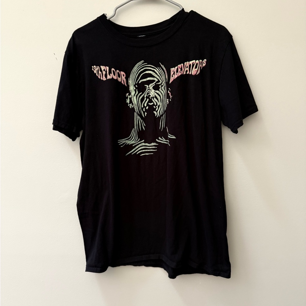 Black Graphic T-Shirt - 13th Floor Elevators